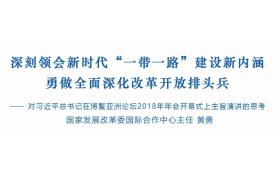 深刻領會新時代“一帶一路”建設新內(nèi)涵 勇做全面深化改革開放排頭兵